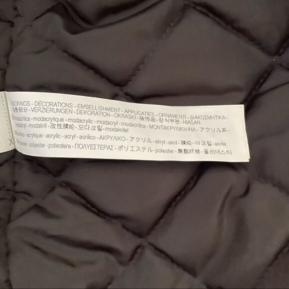 Zara ~ trf outerwear ~ Women’s Black Puffer Jacket ~ Fur Trimmed Hood ~ size Sm - Picture 13 of 16